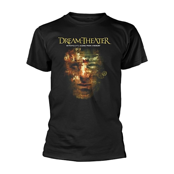 Dream Theater Unisex Adult Metropolis T-Shirt L Svart Black L