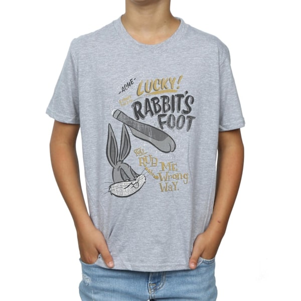 Looney Tunes Boys Bugs Bunny Rub Me The Wrong Way T-shirt 12-13 Sports Grey 12-13 Years