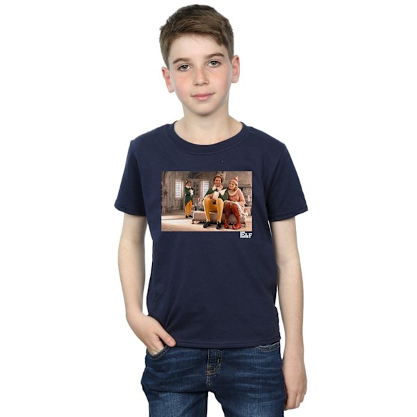 Elf Boys Family T-Shirt 5-6 år Marinblå Navy Blue 5-6 Years