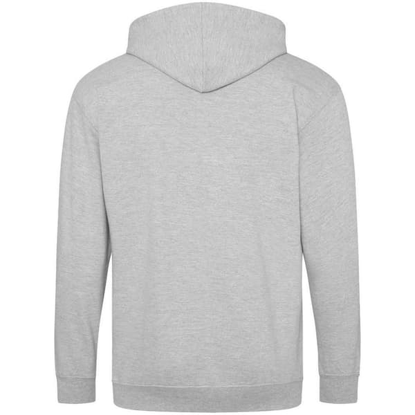Awdis Herr Plain Heather Full Zip Hoodie S Heather Grey Heather Grey S