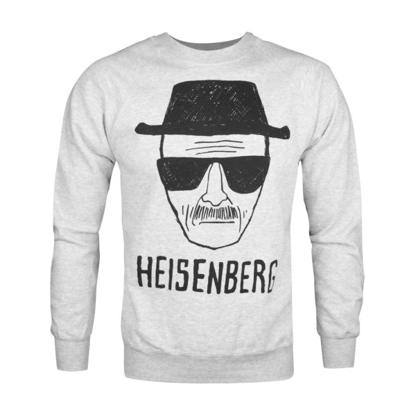 Breaking Bad Official Herr Heisenberg Sketch Sweatshirt 2XL Gre Grey 2XL