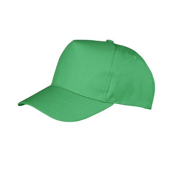 Result Unisex Core Boston 5 Panel Printers Baseball Cap One Size Apple Green One Size
