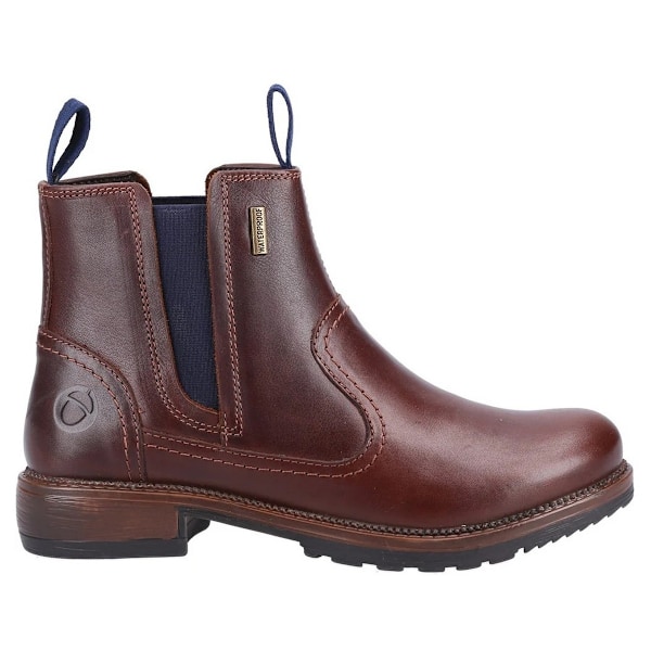 Cotswold Dam/Dam Laverton Slip On Läder Ankel Boot 5 UK Brown/Navy 5 UK