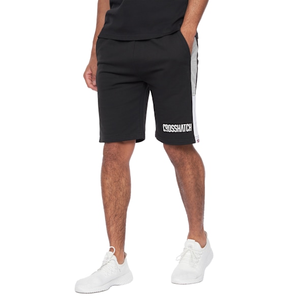 Crosshatch herr Cramsures shorts L svart Black L