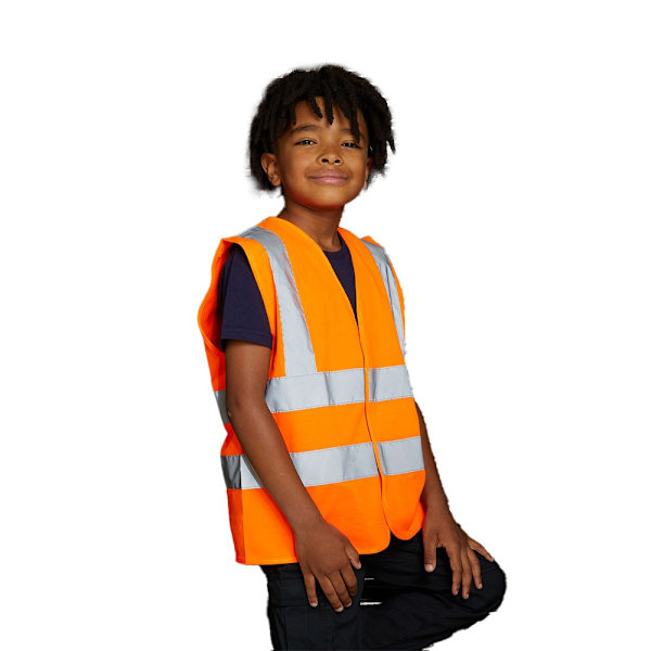 PRORTX Barn/Barn Hi-Vis Väst 4-6 År Hi Vis Orange Hi Vis Orange 4-6 Years