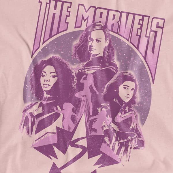 The Marvels Dam/Dam Quantum Heroes T-shirt M Rosa Pink M