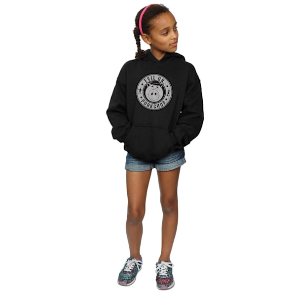 Disney Girls Toy Story Evil Dr Pork Chop Logo Hoodie 5-6 år Black 5-6 Years