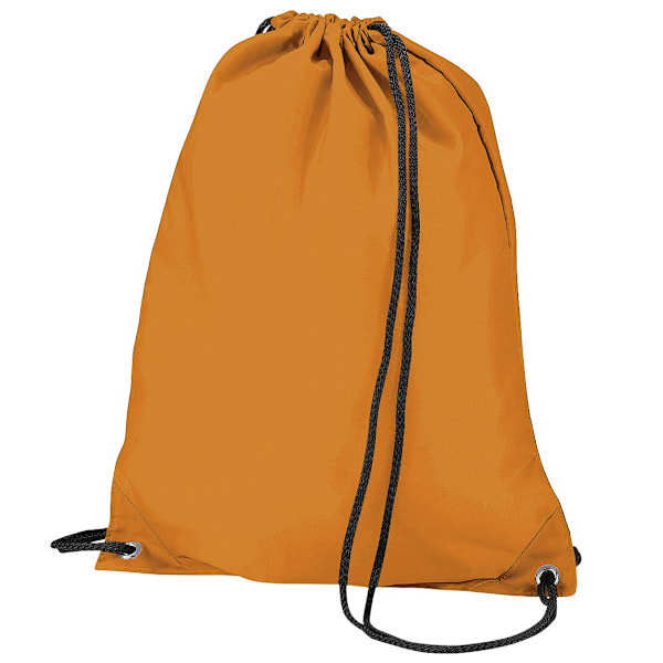 BagBase Budget Vattentålig Sport Gymsac Dragsnöre Väska (11 Orange One Size