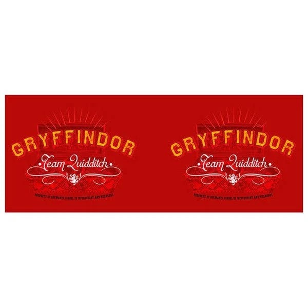Harry Potter Gryffindor Quidditch Mugg 300ml Storlek: One Size Röd/Vit/ Red/White/Yellow One Size