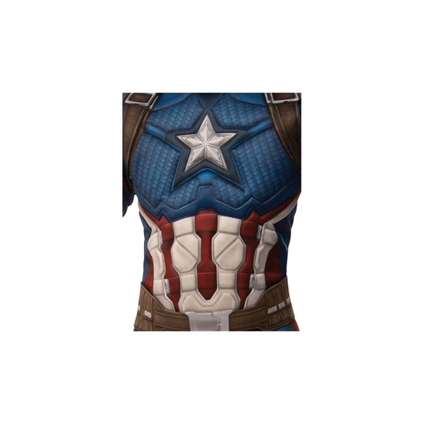 Captain America Boys Deluxe Kostym M Flerfärgad Multicoloured M