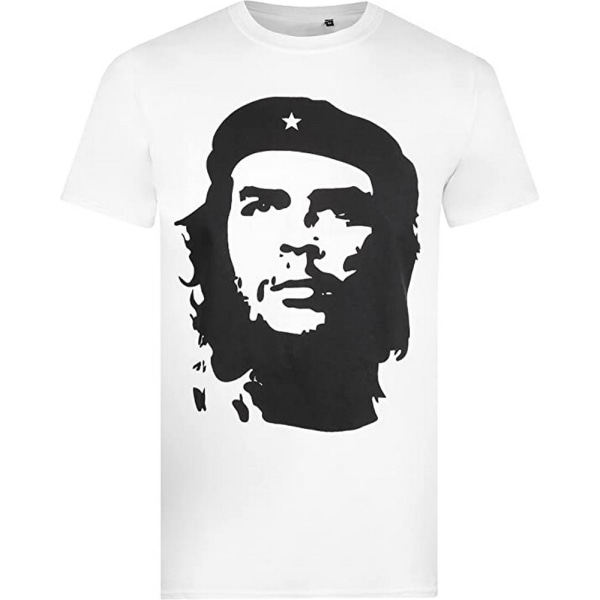 Che Guevara Mens Icon T-Shirt XL Vit/Svart White/Black XL