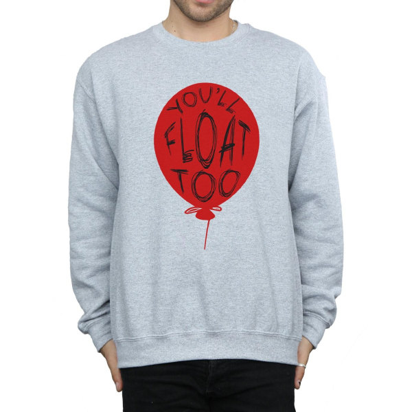 It Mens Pennywise You´ll Float Too Sweatshirt S Sports Grey Sports Grey S
