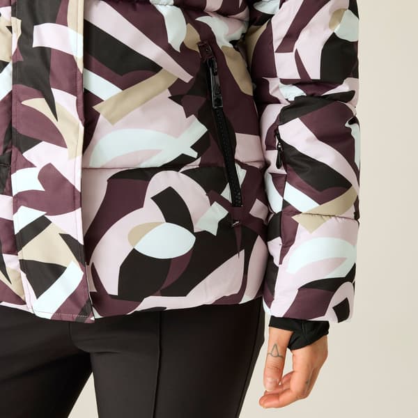 Dare 2B Dam Allure Abstract Skidjacka 16 UK Hucklebe Huckleberry 16 UK