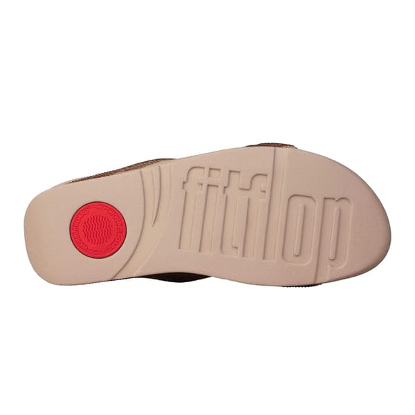 Fit Flop Dam Marli Sliders 4 UK Guld Gold 4 UK
