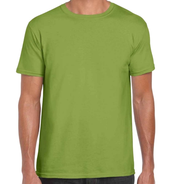 Gildan Herr Kortärmad Soft-Style T-Shirt S Kiwi Kiwi S