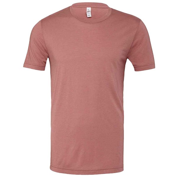 Bella + Canvas Unisex Tri-Blend T-shirt för vuxna L Mauve Mauve L