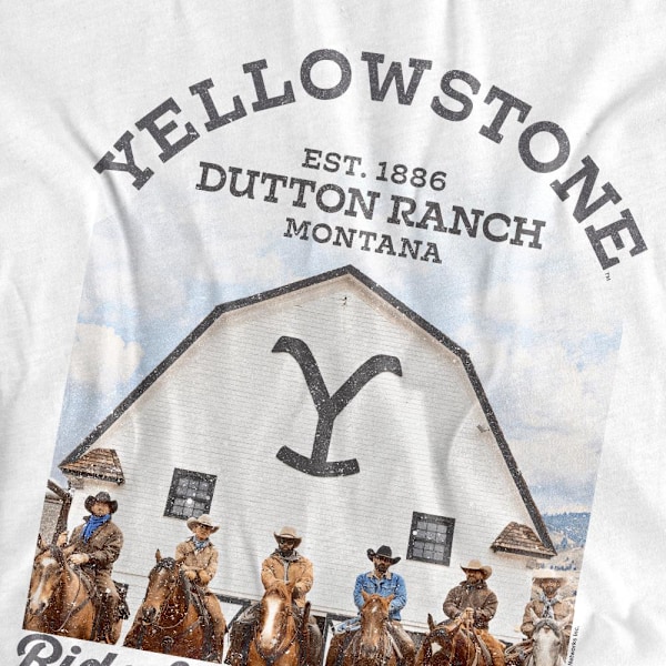 Yellowstone Herr T-shirt For the Brand 4XL Vit White 4XL