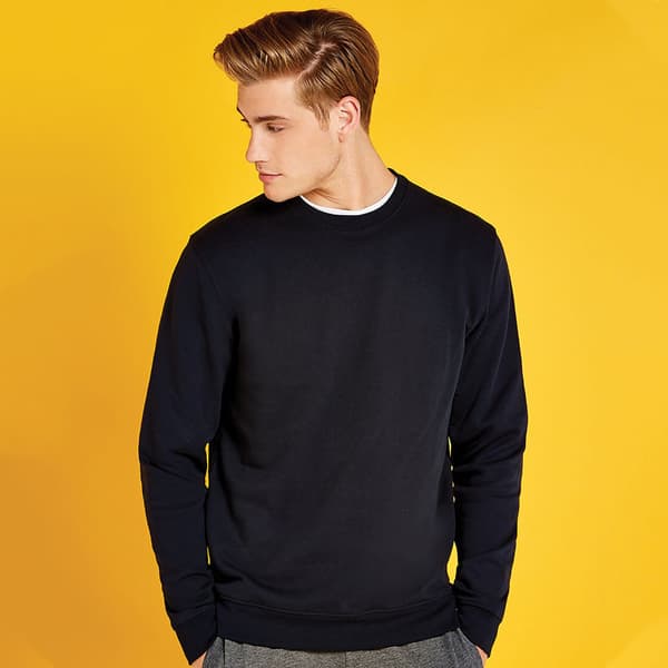 Kustom Kit Klassic Stickad Sweatshirt XL Svart Black XL