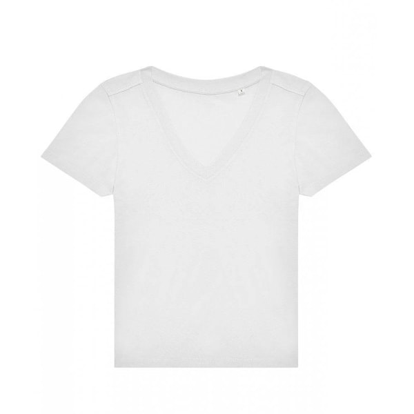 B&C Dam/Dam #E150 V-ringad T-shirt L Vit White L