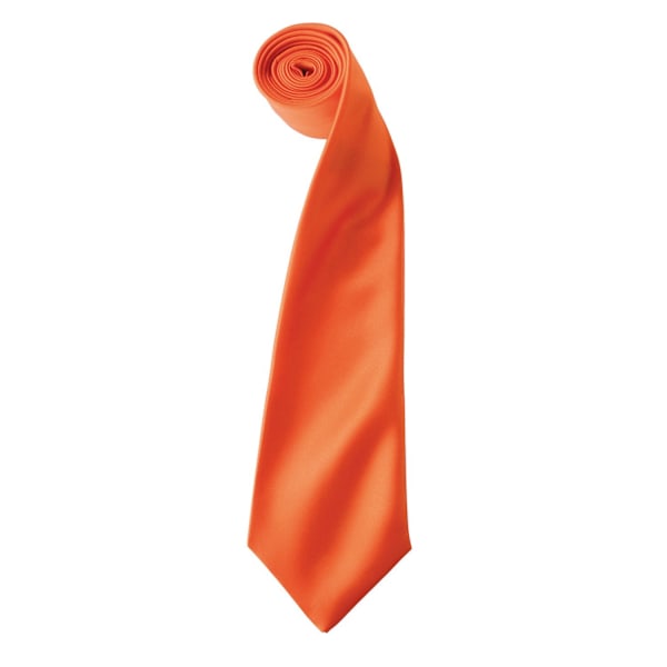 Premier Unisex Adult Colours Satinslips Orange Orange One Size