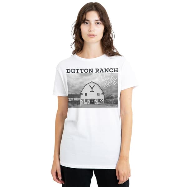 Yellowstone Unisex Vuxen Dutton Barn T-Shirt M Vit White M