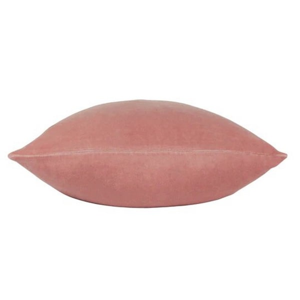 Furn Solo Sammets Kuddfodral Kvadratisk En Storlek Rosa Pink One Size
