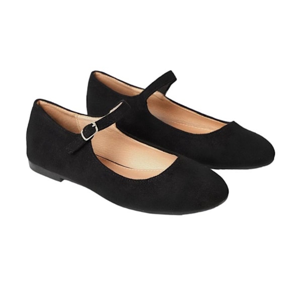 Dorothy Perkins Dam/Kvinnor Penny Ballerina Mary Janes 5 UK Natura Natural Black 5 UK