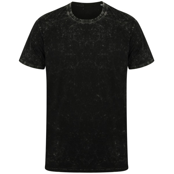 Skinni Fit Unisex tvättad t-shirt för vuxna XXS tvättad svart Washed Black XXS