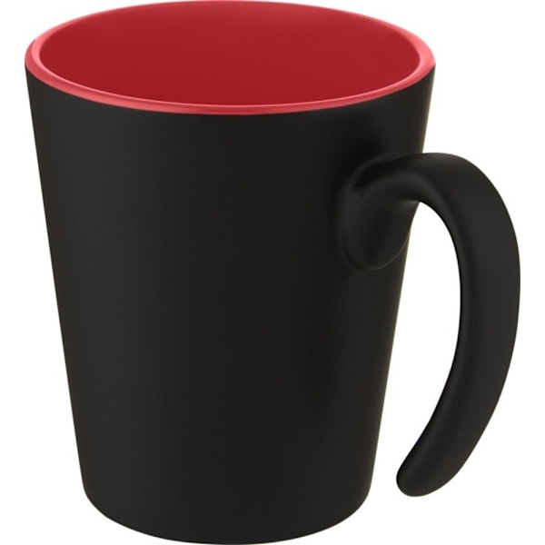 Bullet Oli Keramisk 360ml Mugg En Storlek Solid Svart/Röd Solid Black/Red One Size