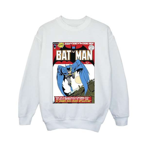 DC Comics Pojkar Running Batman Cover Sweatshirt 3-4 År Vit White 3-4 Years