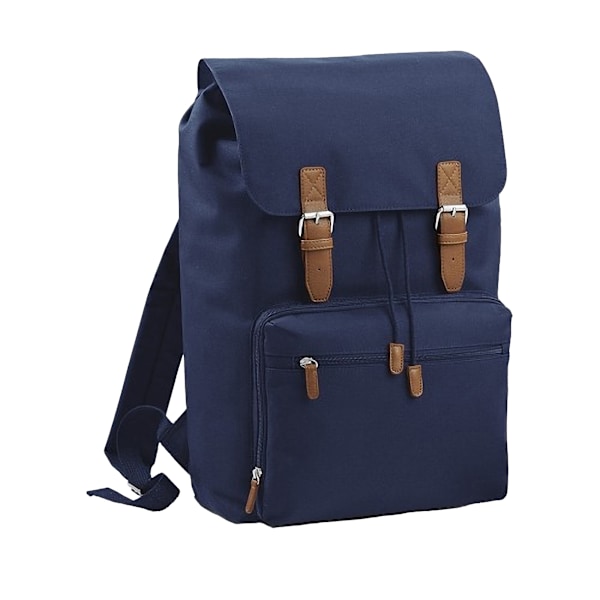 Bagbase Heritage Laptop Backpack Bag (Upp till 17-tums bärbar dator) En French Navy One Size