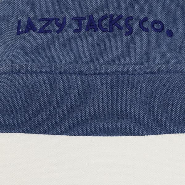 Lazy Jacks Pikétröja för män L Denim Denim L