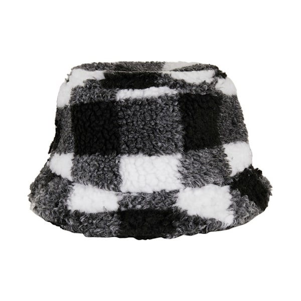 Flexfit Unisex Vuxen Rutig Sherpa Hink Hat En Storlek Vit/Svart White/Black One Size