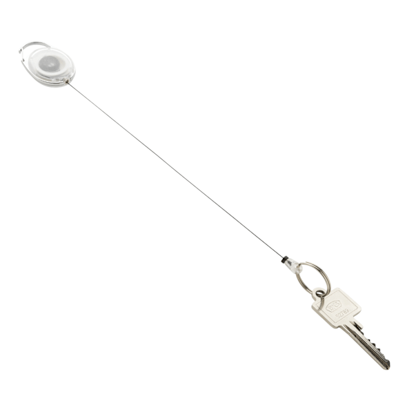 XD Collection Återvunnen ABS-plast Nyckelring One Size Vit White One Size