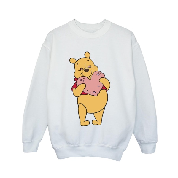 Disney Boys Winnie The Pooh Hjärta Ögon Sweatshirt 3-4 År Vit White 3-4 Years