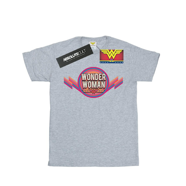 DC Comics Boys Wonder Woman Rainbow Logo T-Shirt 12-13 år Sp Sports Grey 12-13 Years