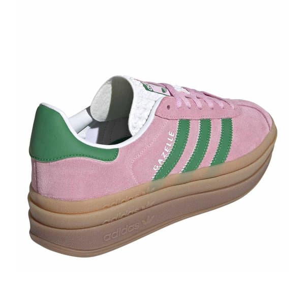 Adidas Gazelle Platform Mockaskor för damer 4 UK Rosa/ Pink/Green 4 UK
