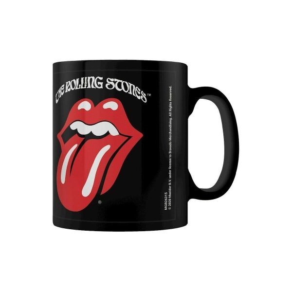 Rolling Stones Retro Tongue Mug One Size Svart/Röd Black/Red One Size