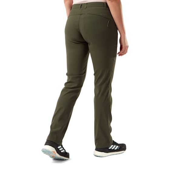 Craghoppers Womens/Ladies Kiwi Pro II Byxor 14 UK L Khaki Grön Khaki Green 14 UK L