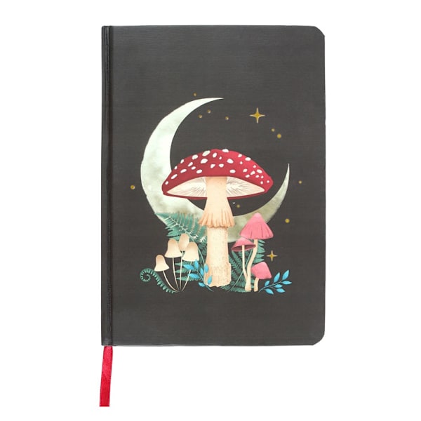 Something Different Mushroom A5 Notebook One Size Svart Black One Size