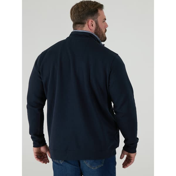 Duke Herr D555 Russel Kvarts Zip Kingsize Fleecetröja 8XL Marinblå Navy 8XL