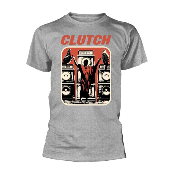 Clutch Unisex Adult Messiah T-Shirt S Grå Grey S