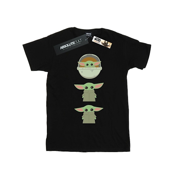 Star Wars The Mandalorian The Child Posing T-shirt för pojkar 5-6 år Black 5-6 Years