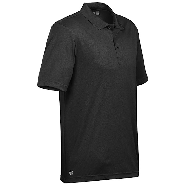Stormtech Eclipse Piqué Pikétröja för män M Svart Black M