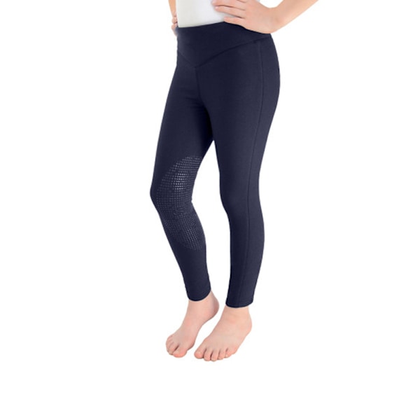 HyPERFORMANCE Ridtights för flickor 7-8 år Marinblå Navy 7-8 Years