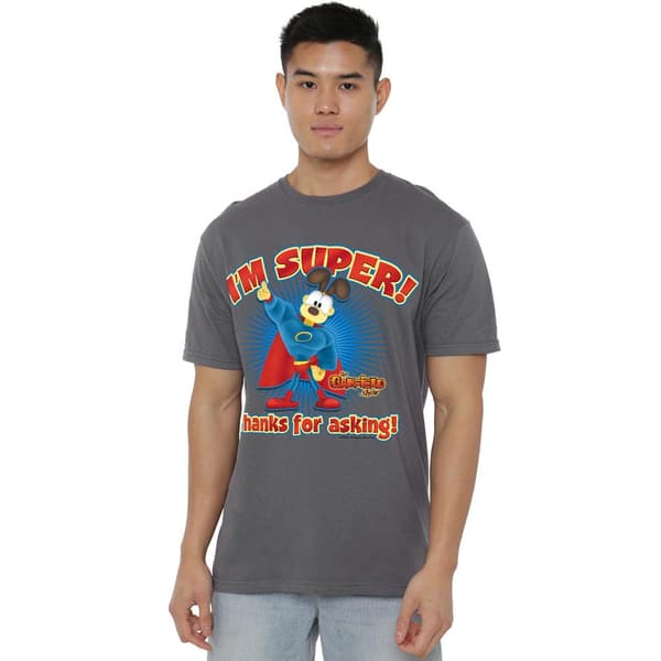 Garfield Herr Super T-Shirt L Kolgrå Charcoal L