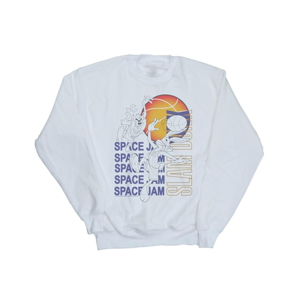 Space Jam: A New Legacy Mens Slam Dunk Alt Sweatshirt 4XL Vit White 4XL