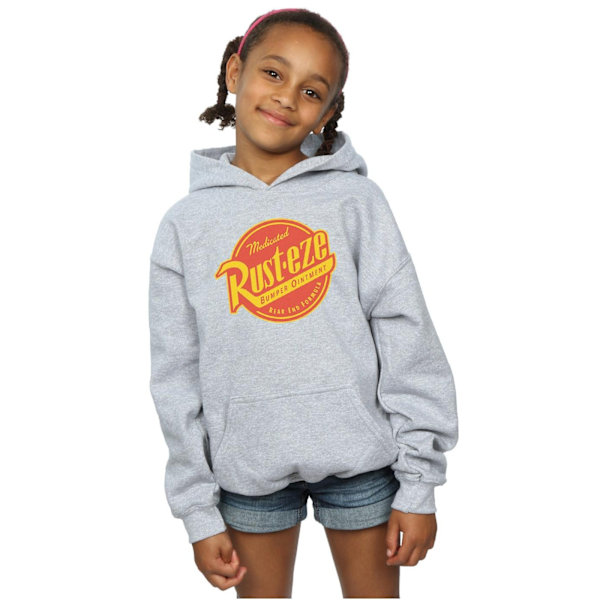 Disney Girls Cars Rust-Eze Logo Hoodie 9-11 år Sports Grey Sports Grey 9-11 Years