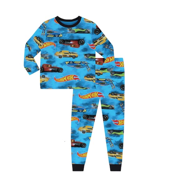Hot Wheels Barn/Barn Bilar Logotyp Lång Pyjamas Set 7-8 År M Multicoloured 7-8 Years