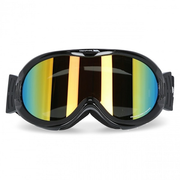 Trespass Unisex Vickers Dubbla Lins Snö Sport Skidglasögon Black One Size